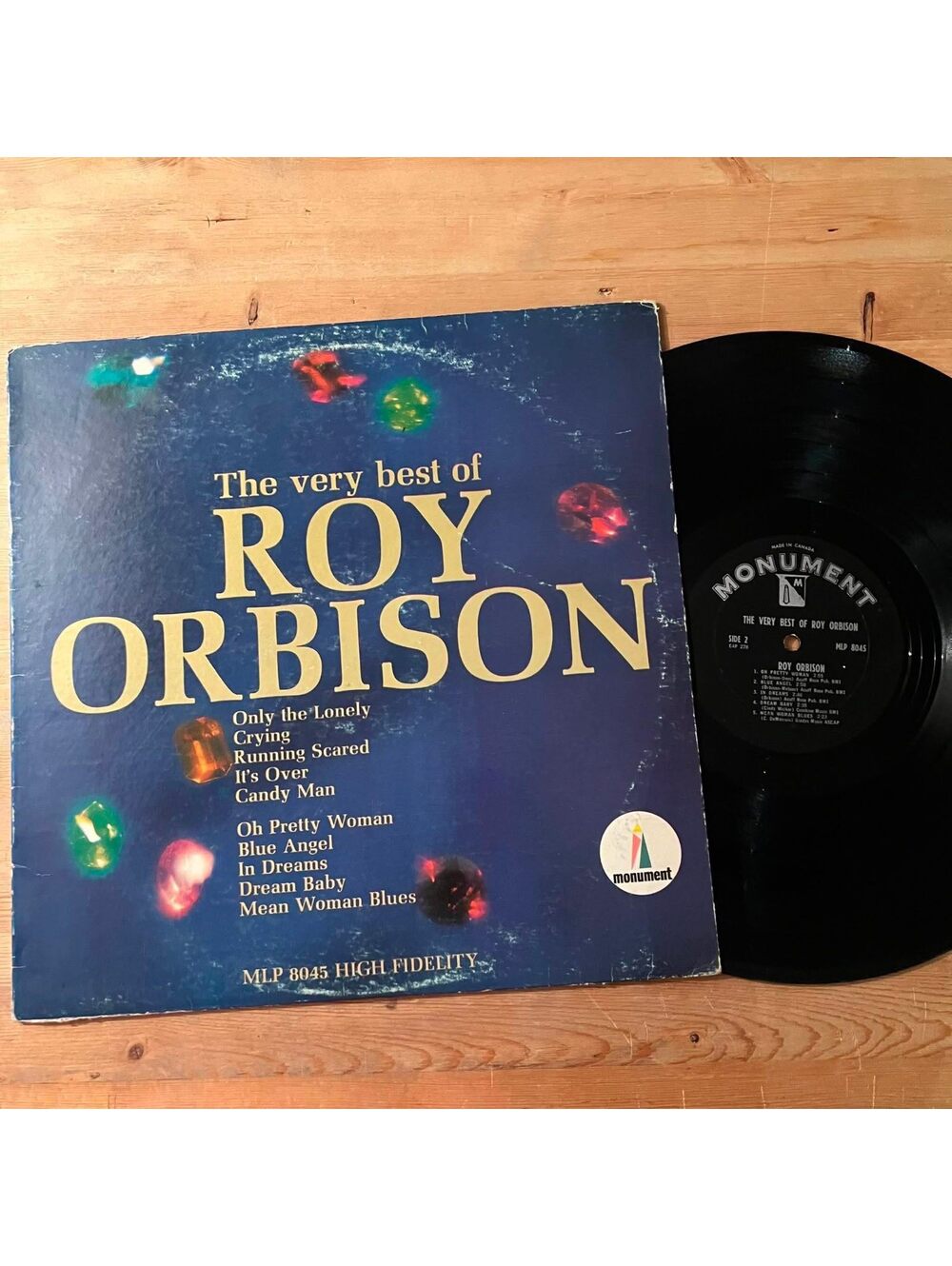 Roy Orbison - The Very Best of Roy Orbison 33rpm VG+ VR21
